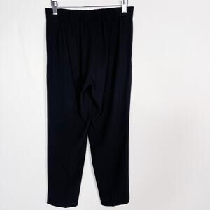 Aritzia Babaton 4 Black Atelier Cohen Pants Cropped Pull On Dress Pant Pockets